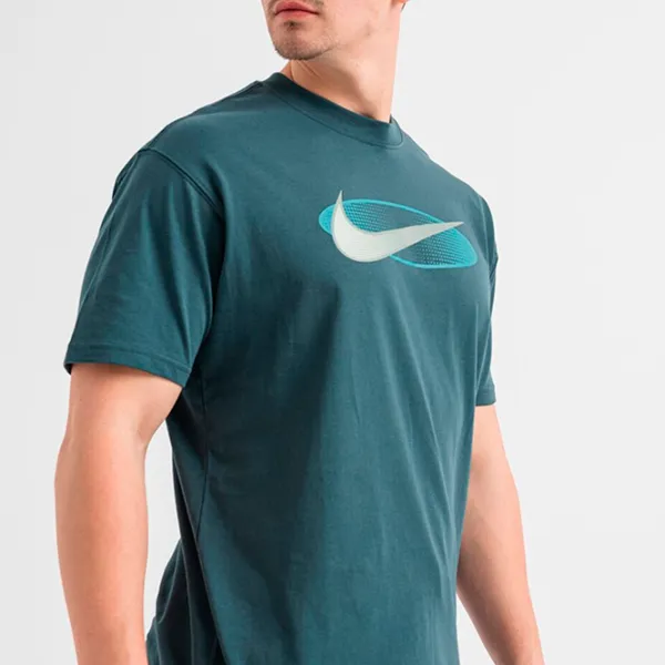 Tricou pentru bărbați Nike M Nsw Tee M90 12Mo Swoosh Bumbac, poliester/ Navy photo 4
