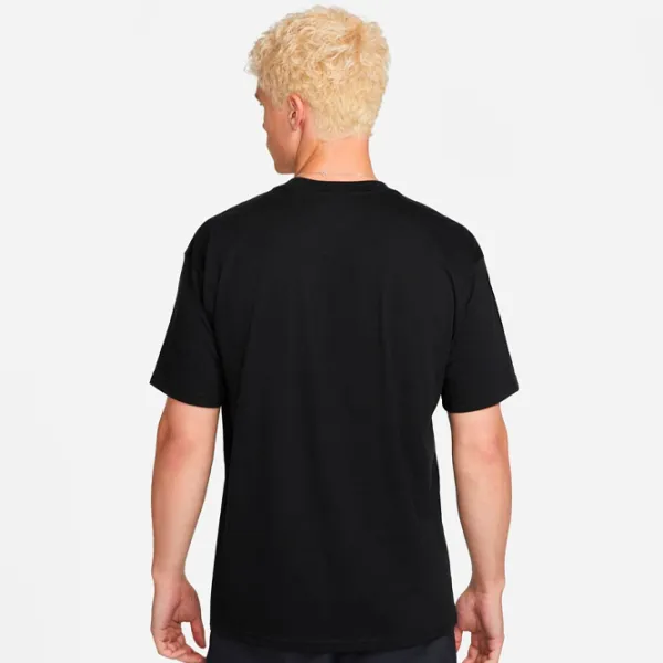 Tricou pentru bărbați Nike Shirt Sportswear Essentials+ 100% bumbac/ Black photo 2