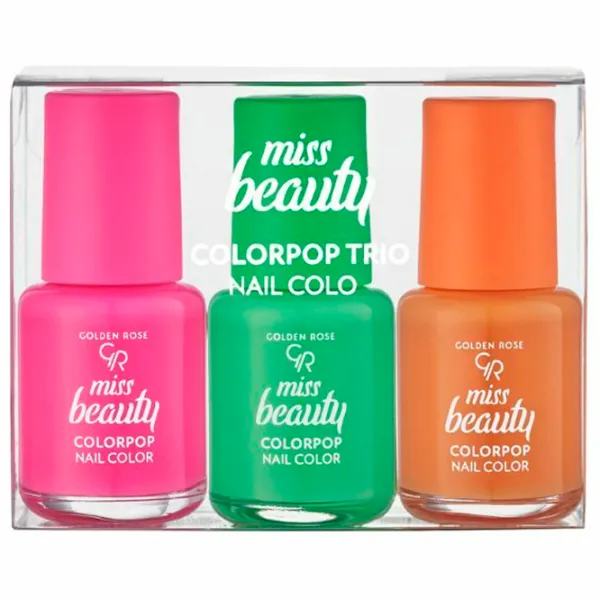 Лак для ногтей Golden Rose Miss Beauty Colorpop Trio Разноцветный photo 2