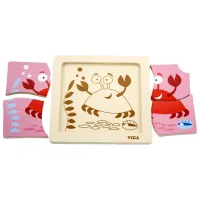 Puzzle VIGA Краб 1.5+/ Количество деталей: 4 photo 2