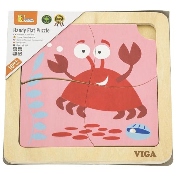 Puzzle VIGA Краб 1.5+/ Количество деталей: 4 photo 3