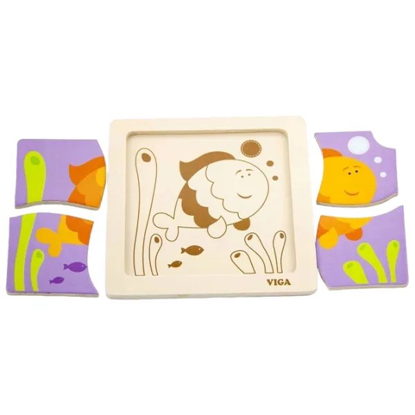 Puzzle VIGA Pește 1.5+/ Numărul de piese: 4 photo 2