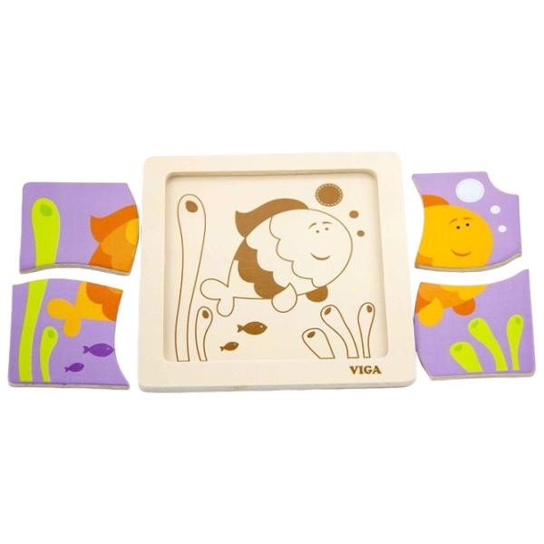 Puzzle VIGA Pește 1.5+/ Numărul de piese: 4 photo 2