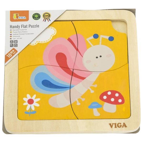 Puzzle VIGA Бабочка 1.5+/ Количество деталей: 4 photo 3