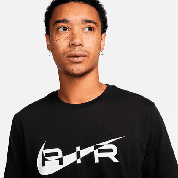 Tricou pentru bărbați Nike M Nsw Sw Air Graphic Tee 100% bumbac/ Black photo 3