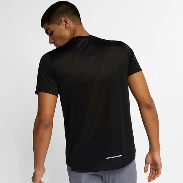Футболка для мужчин Nike M Nk Dry Miler Top Ss 100% полиэстер/ Черный photo 3