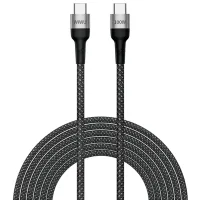 Cablu pentru telefon City Wowen WIWU USB Type-C + USB Type-C 1.5 m/ Black photo 2