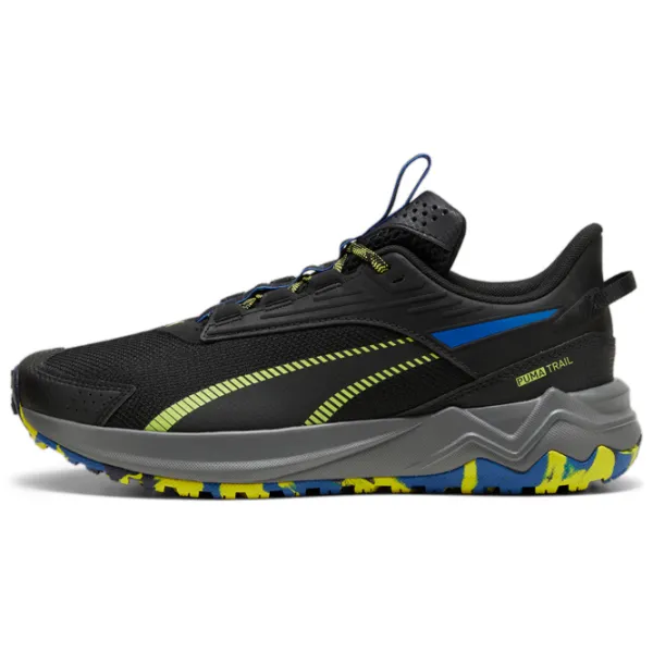 Кроссовки для мужчин Puma Extend Lite Trail 40/ Black Lime photo 2