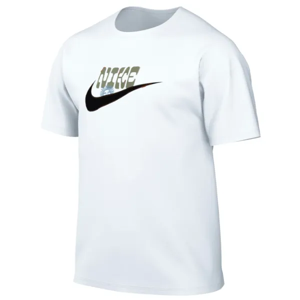 Футболка для мужчин Nike Shirt Sportswear Sole Craft 100% хлопок/ Белый photo 5