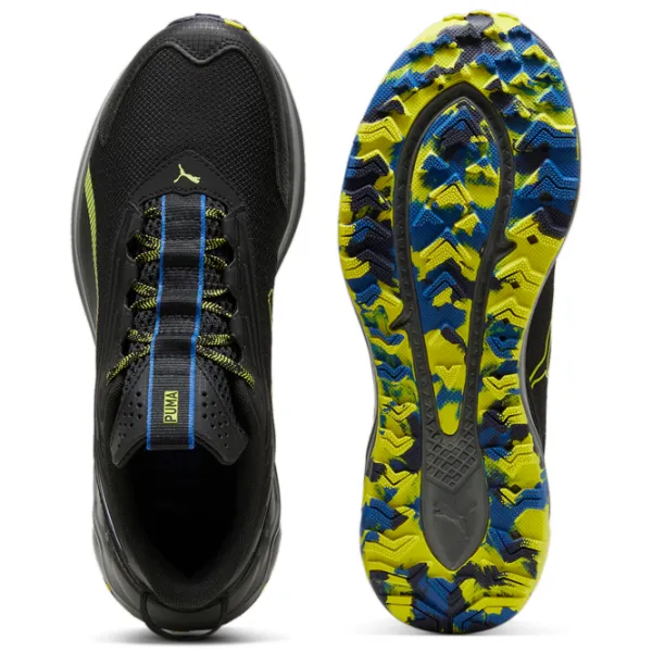 Adidași pentru bărbați Puma Extend Lite Trail 40.5/ Black Lime photo 4