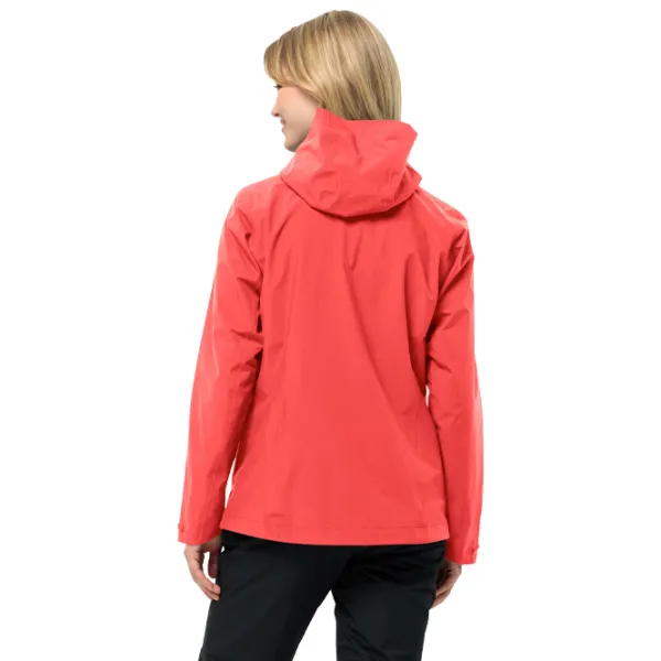 Ветровка для женщин Jack Wolfskin Robury 2L Jkt W Демисезон/ Красный photo 3
