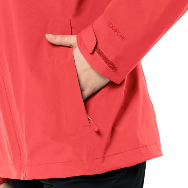Ветровка для женщин Jack Wolfskin Robury 2L Jkt W Демисезон/ Красный photo 5