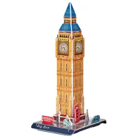 Puzzle 3D CubicFun Big Ben 5+/ Numărul de piese: 21 photo 2