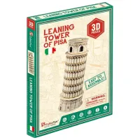 Puzzle 3D CubicFun Tower of Pisa 3+/ Numărul de piese: 8 photo 3