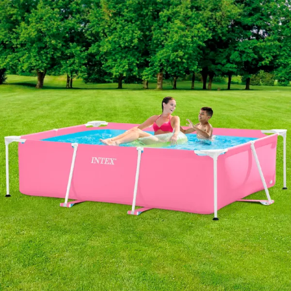 Piscină Intex 28266 1662 l/ Cu cadru/ Pink photo 2 Piscină Intex 28266 1662 l/ Cu cadru/ Pink photo 2