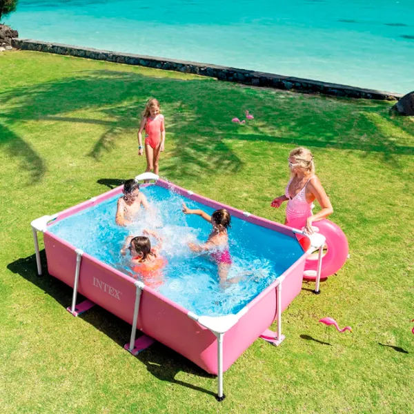 Piscină Intex 28266 1662 l/ Cu cadru/ Pink photo 4 Piscină Intex 28266 1662 l/ Cu cadru/ Pink photo 4