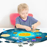 Пазл 2D Mideer Блуждая по космосу 5+/ Количество деталей: 150 photo 3