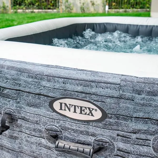 Бассейн Intex Greystone Deluxe 28450 795 л/ Джакузи/ Серый photo 7