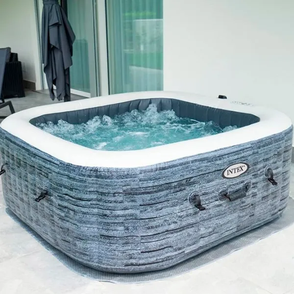 Бассейн Intex Greystone Deluxe 28450 795 л/ Джакузи/ Серый photo 13
