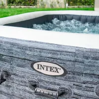 Piscină Intex Greystone Deluxe 28452 795 l/ Jacuzzi/ Gray photo 11