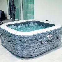 Piscină Intex Greystone Deluxe 28452 795 l/ Jacuzzi/ Gray photo 18