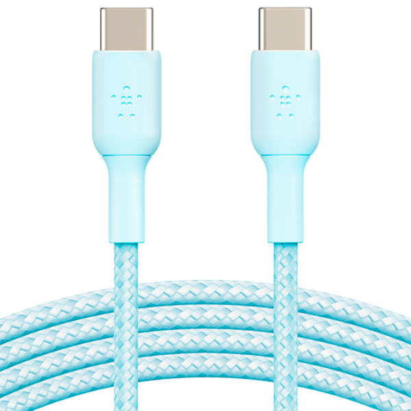 Кабель для телефона Braid Sil Belkin USB Type-C + USB Type-C 1 м/ Синий photo 3