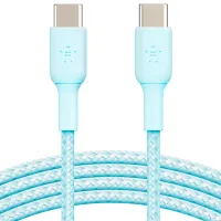 Кабель для телефона Braid Sil Belkin USB Type-C + USB Type-C 1 м/ Синий photo 3