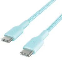 Кабель для телефона Braid Sil Belkin USB Type-C + USB Type-C 1 м/ Синий photo 4