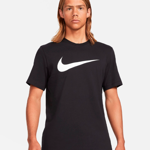 Футболка для мужчин Nike Shirt Sportswear Lcori Swoosh 50-100% хлопок, 0-50% полиэстер/ Черный photo 2
