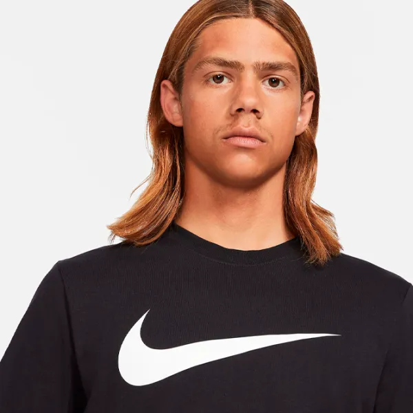 Футболка для мужчин Nike Shirt Sportswear Lcori Swoosh 50-100% хлопок, 0-50% полиэстер/ Черный photo 4