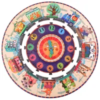 Puzzle 2D Mideer Călătorie în timp 3+/ Numărul de piese: 25 photo 2