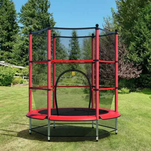 Trambulină Sportmann SM3042 5625409 Red/ Diametru - 140 cm photo 2 Trambulină Sportmann SM3042 5625409 Red/ Diametru - 140 cm photo 2