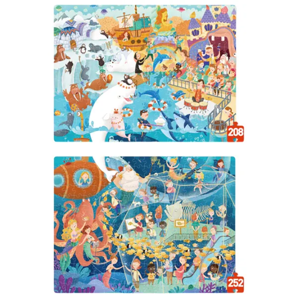 Set de puzzle-uri Mideer Cântecul mării 6+/ Numărul de piese: 460 photo 2