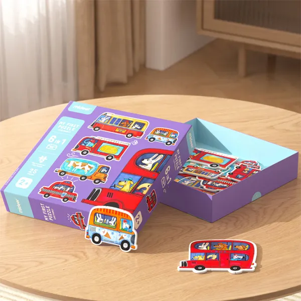 Набор пазлов Mideer Transport 2+/ Количество деталей: 25 photo 3