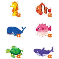 Set de puzzle-uri Mideer Oceanul magic 2+/ Numărul de piese: 25 photo 2