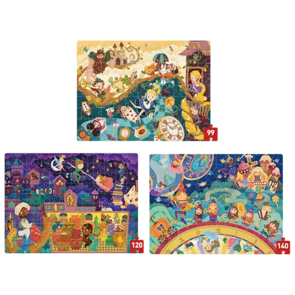 Set de puzzle-uri Mideer Universul poveștilor 4+/ Numărul de piese: 359 photo 2
