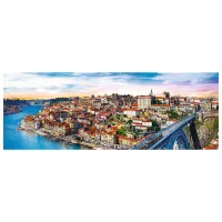 Puzzle 2D Trefl 500 Panorama Porto, Portugal 9+/ Numărul de piese: 500 photo 2