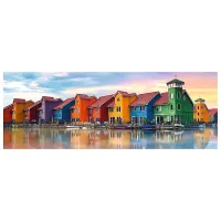 Puzzle 2D Trefl 1000 Panorama Groningen, Netherlands 12+/ Numărul de piese: 1000 photo 2