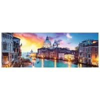 Puzzle 2D Trefl 1000 Panorama Canal Grande, Venice 12+/ Numărul de piese: 1000 photo 2