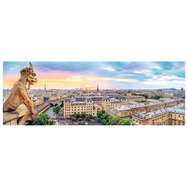 Пазл 2D Trefl 1000 Panorama Cathedral of Notre-Dame de Paris 12+/ Количество деталей: 1000 photo 2