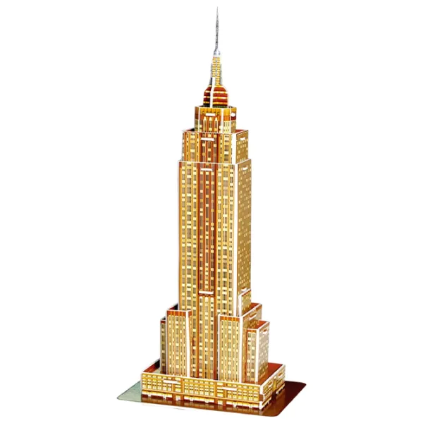 Puzzle 3D CubicFun EMPIRE STATE BUILDING 5+/ Numărul de piese: 24 photo 2