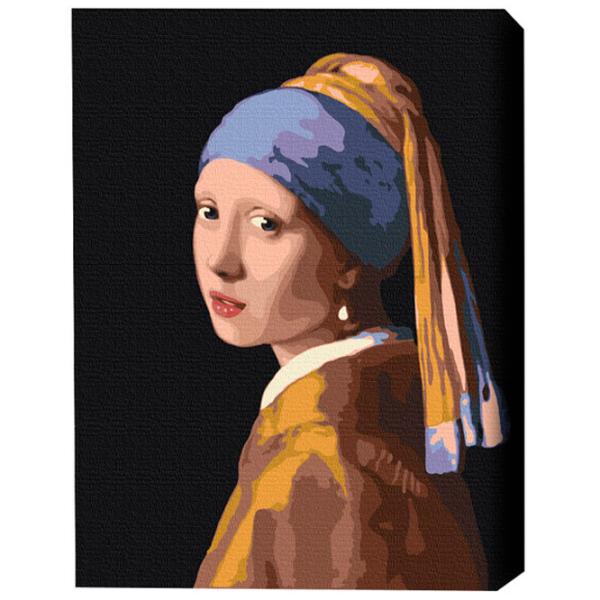 Картина по номерам BrushMe Девушка с жемчужной серьгой BS223FC 50 x 40 см/ Вертикальная photo 3