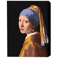 Картина по номерам BrushMe Девушка с жемчужной серьгой BS223FC 50 x 40 см/ Вертикальная photo 3