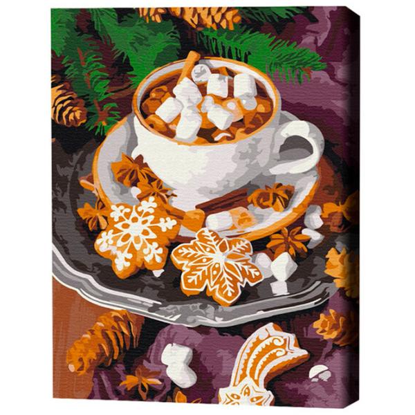 Pictură pe numere BrushMe Cacao cu zăpada BS52779FC 50 x 40 cm/ Verticală photo 3