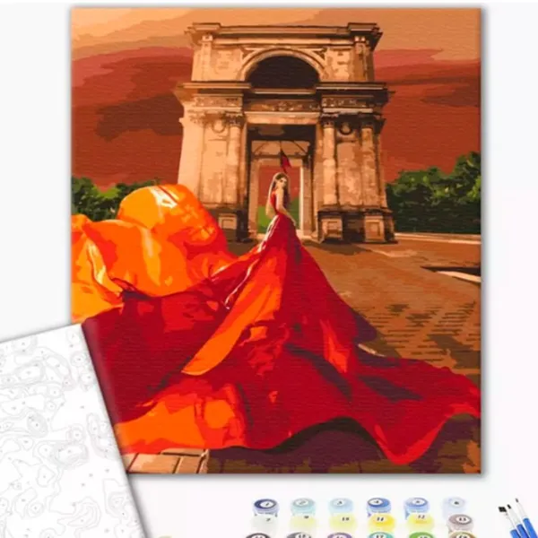 Картина по номерам BrushMe Торжествующая красавица BS52710FC 50 x 40 см/ Вертикальная photo 2