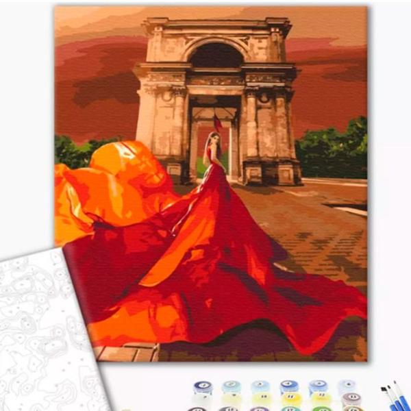 Картина по номерам BrushMe Торжествующая красавица BS52710FC 50 x 40 см/ Вертикальная photo 2