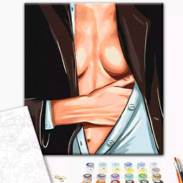 Картина по номерам BrushMe О страсти BS53451FC 50 x 40 см/ Вертикальная photo 2