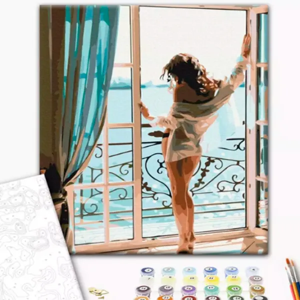 Pictură pe numere BrushMe Dimineață seducătoare BS51673FC 50 x 40 cm/ Verticală photo 2