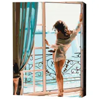 Pictură pe numere BrushMe Dimineață seducătoare BS51673FC 50 x 40 cm/ Verticală photo 3