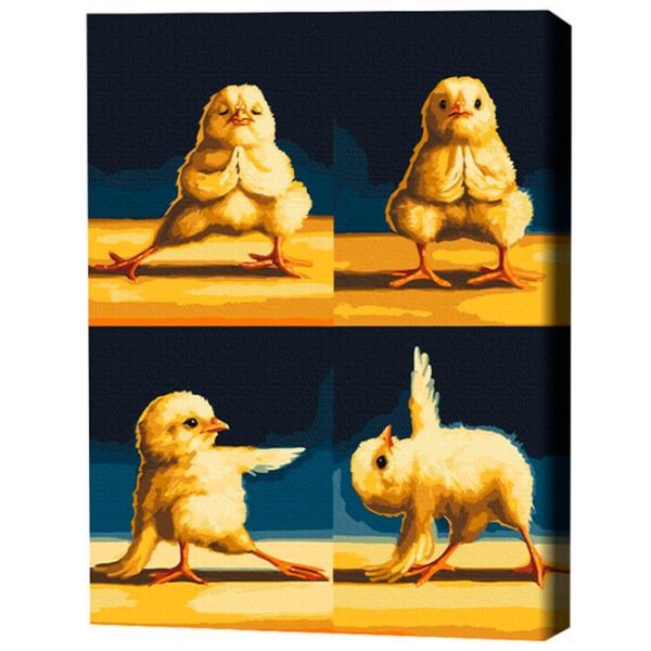 Картина по номерам BrushMe Йога-цыпленок 2 BS53570FC 50 x 40 см/ Вертикальная photo 3 Картина по номерам BrushMe Йога-цыпленок 2 BS53570FC 50 x 40 см/ Вертикальная photo 3